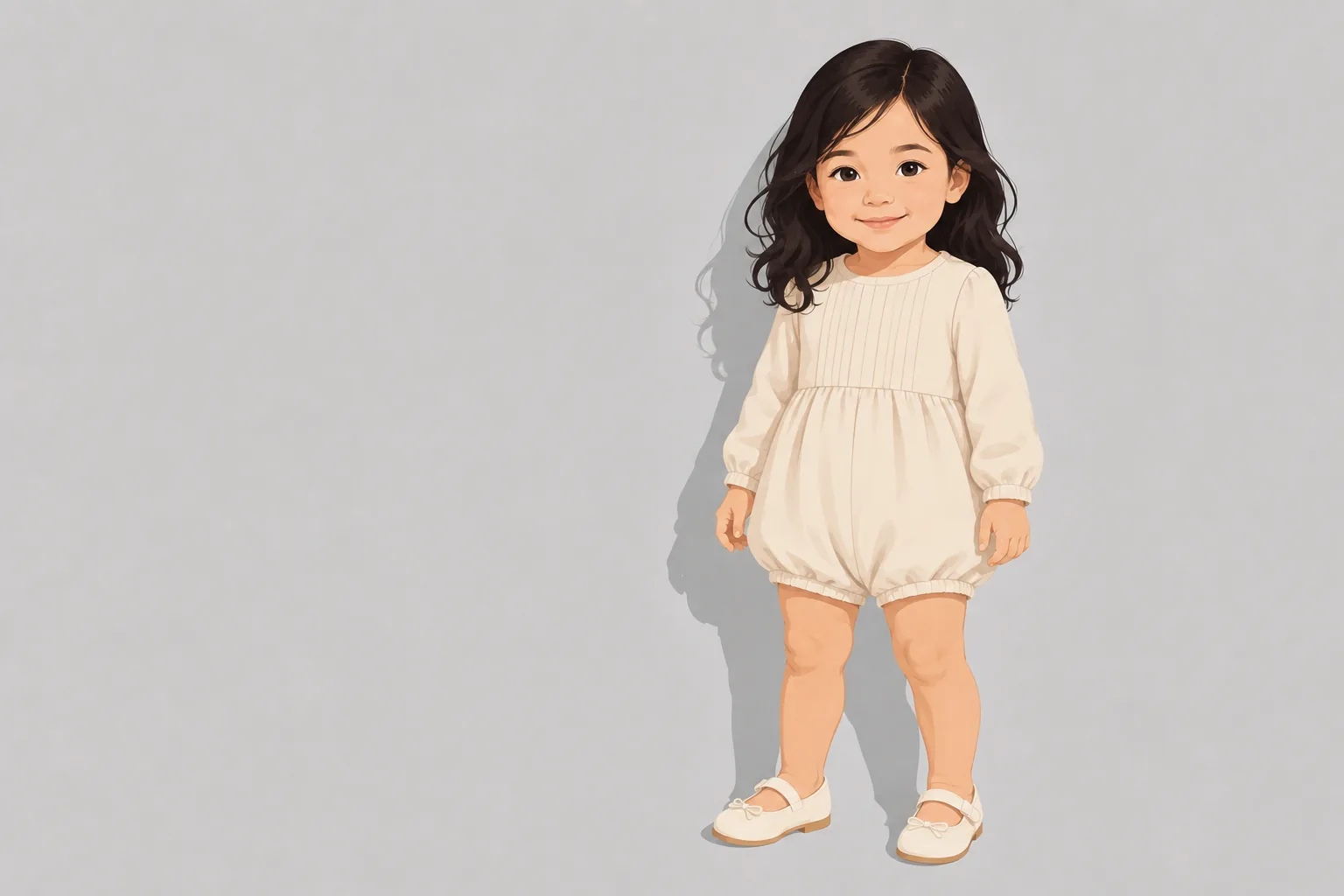 Long-Sleeve Knit Romper