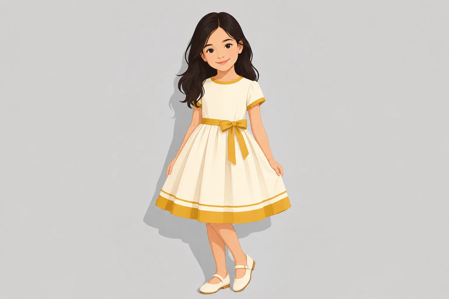 Ruffle-Sleeve Dress