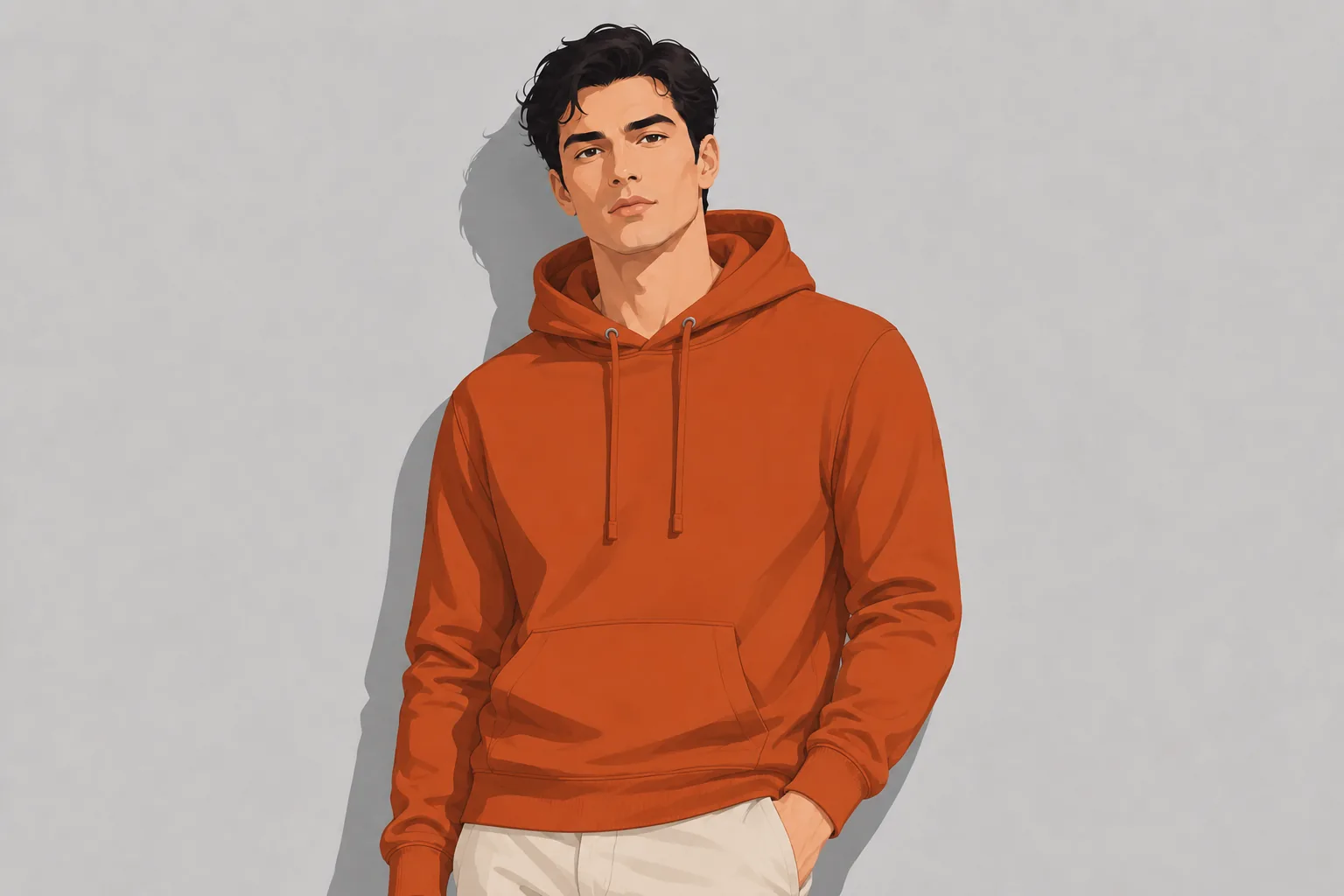 Embroidered Logo Hoodie