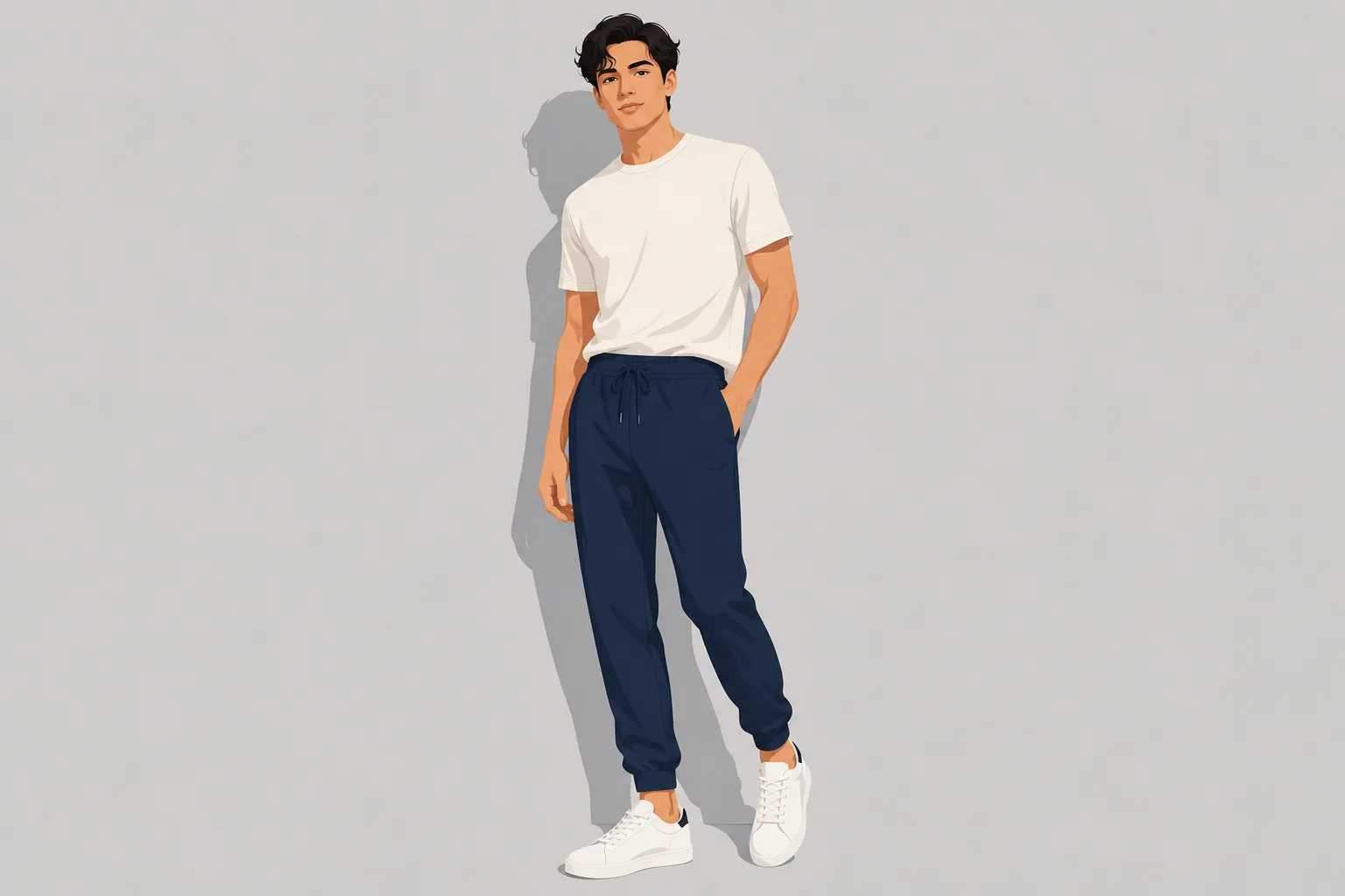 Slim-Fit Fleece Joggers