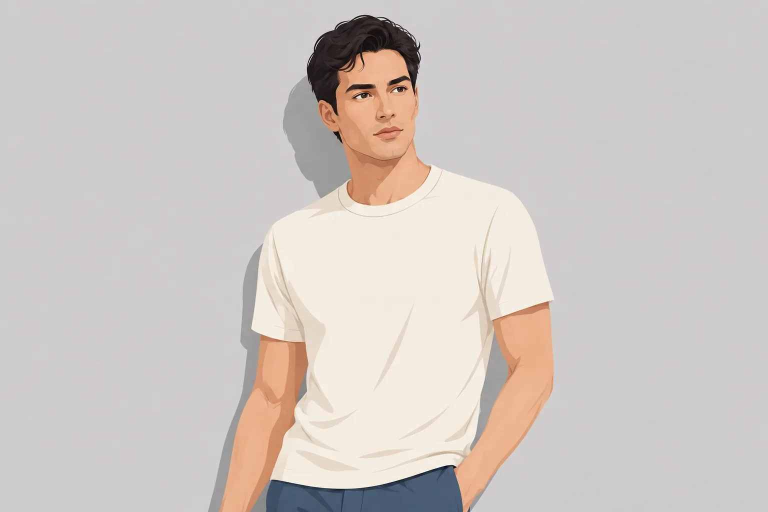 Relaxed Fit Pocket Tee
