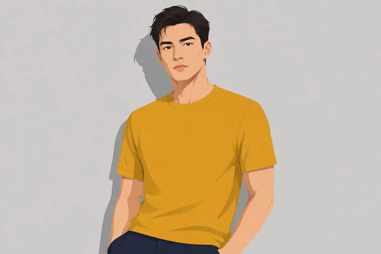 Slim V-Neck Tee
