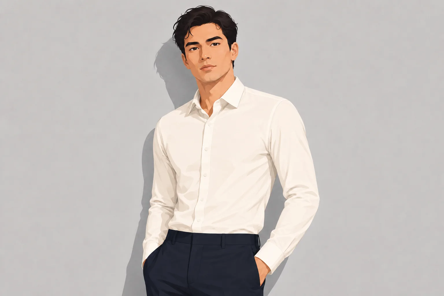 French-Cuff Dress Shirt