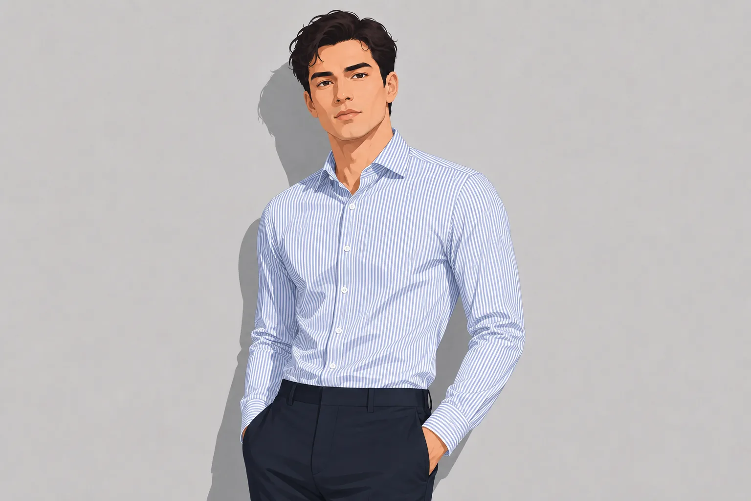 Linen-Blend Shirt