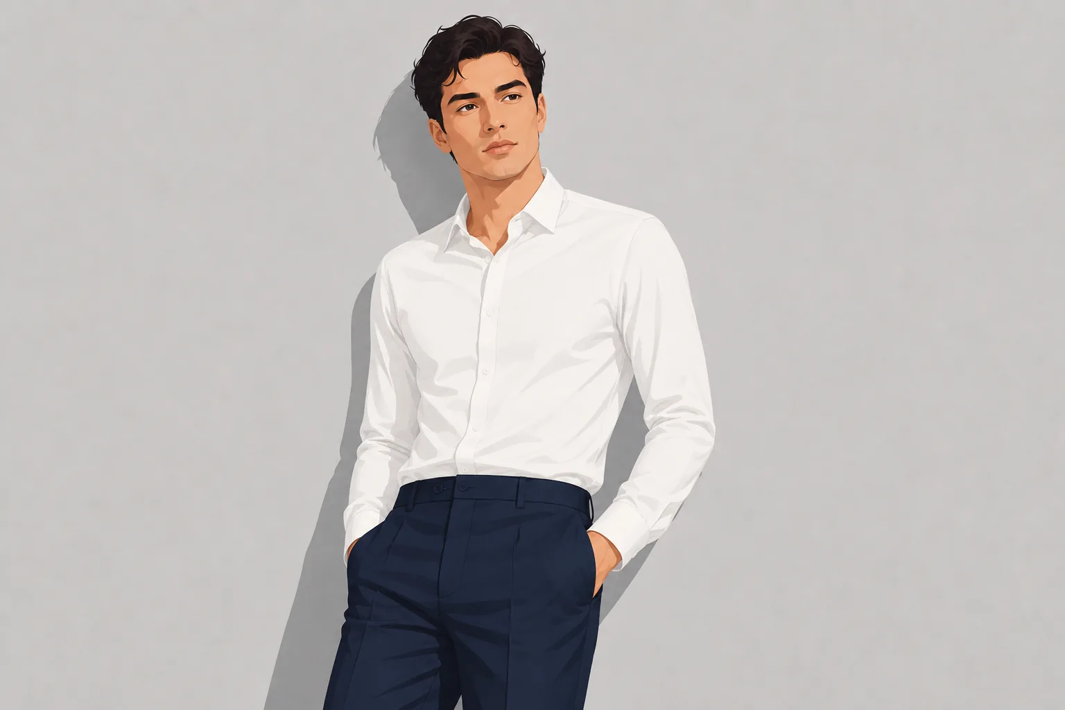 Tailored Wool Trousers