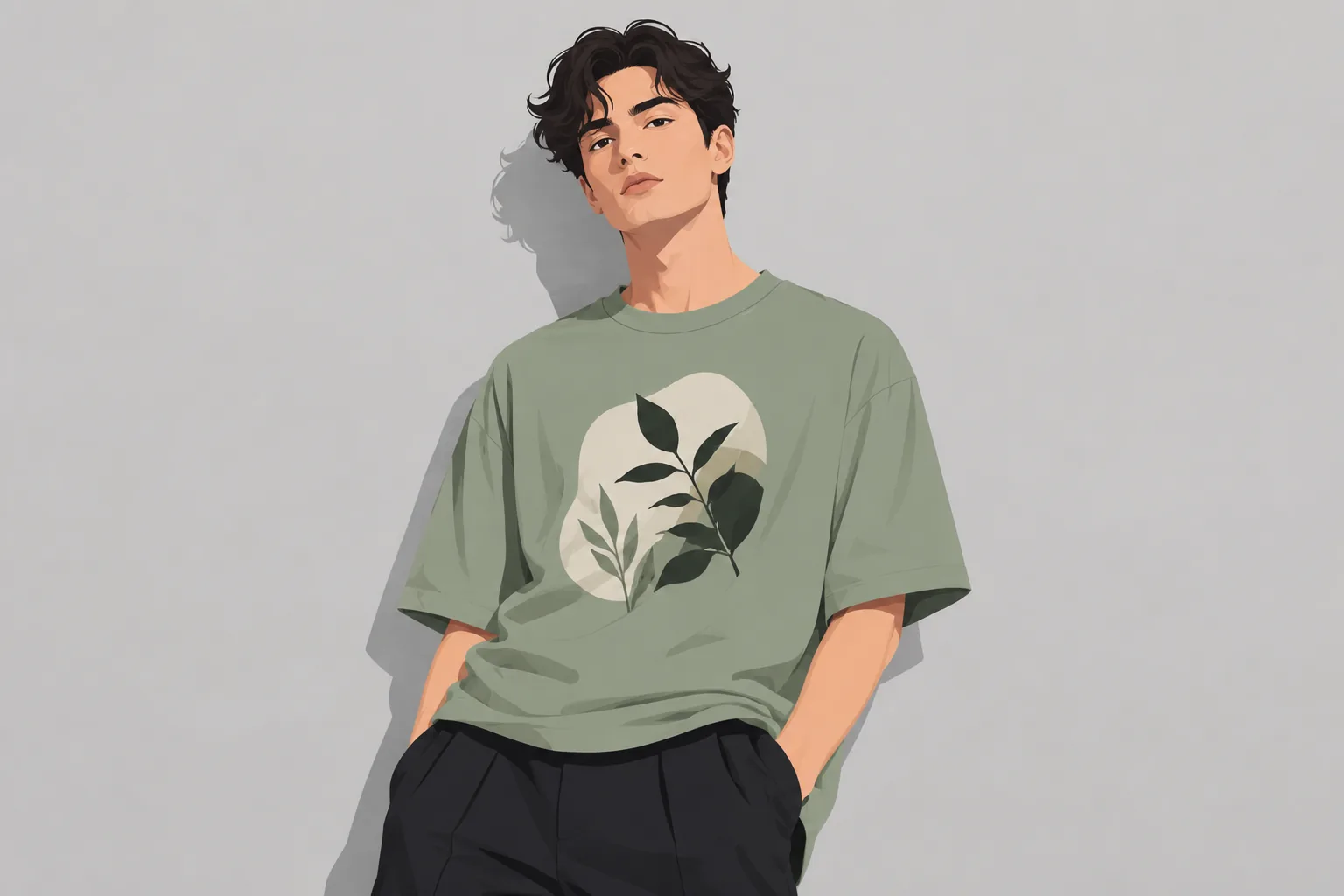 Back-Print Long Tee