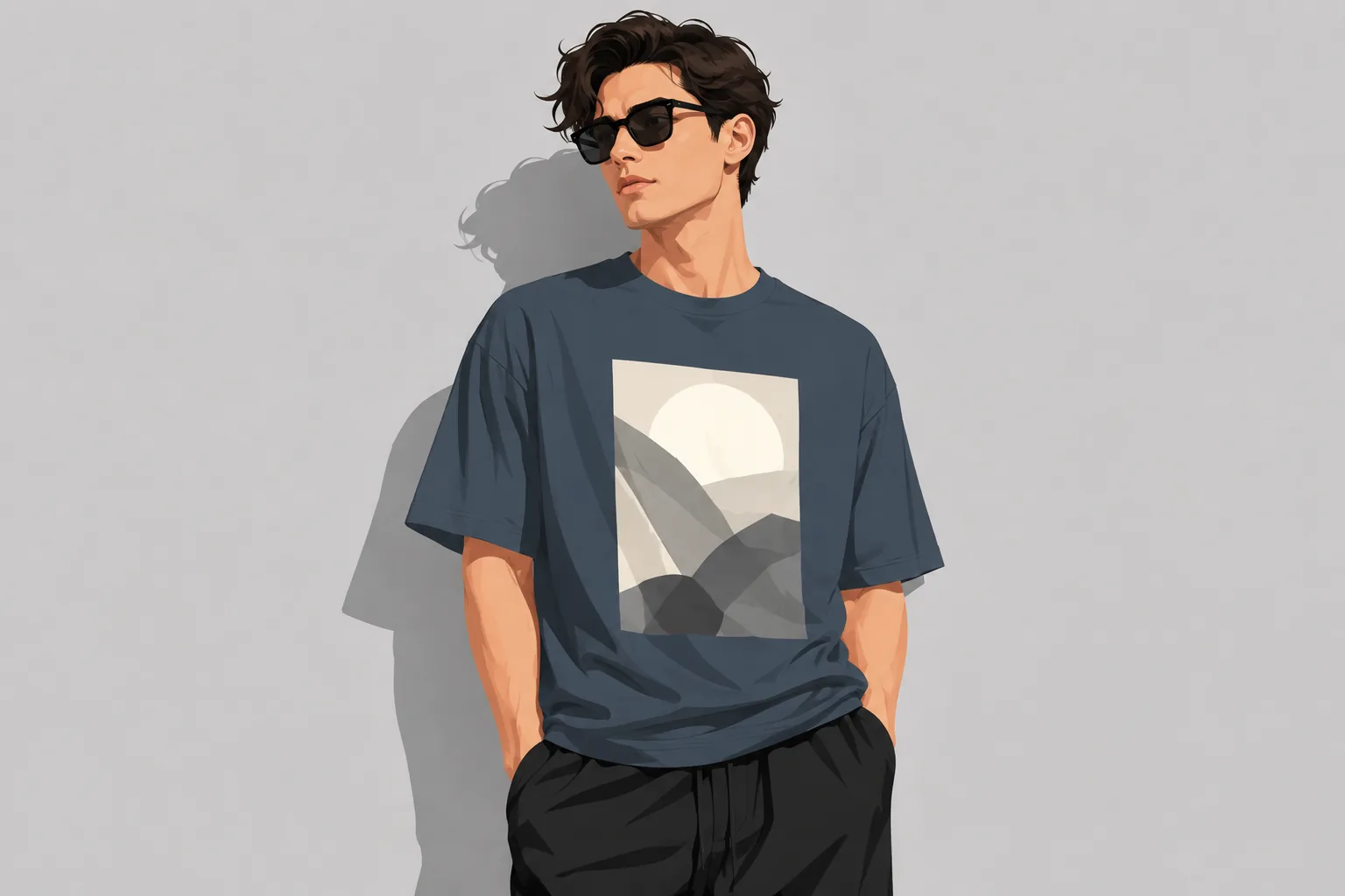 Embroidered Logo Tee