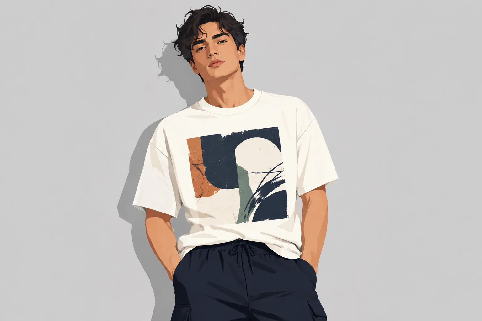 Reflective Print Tee