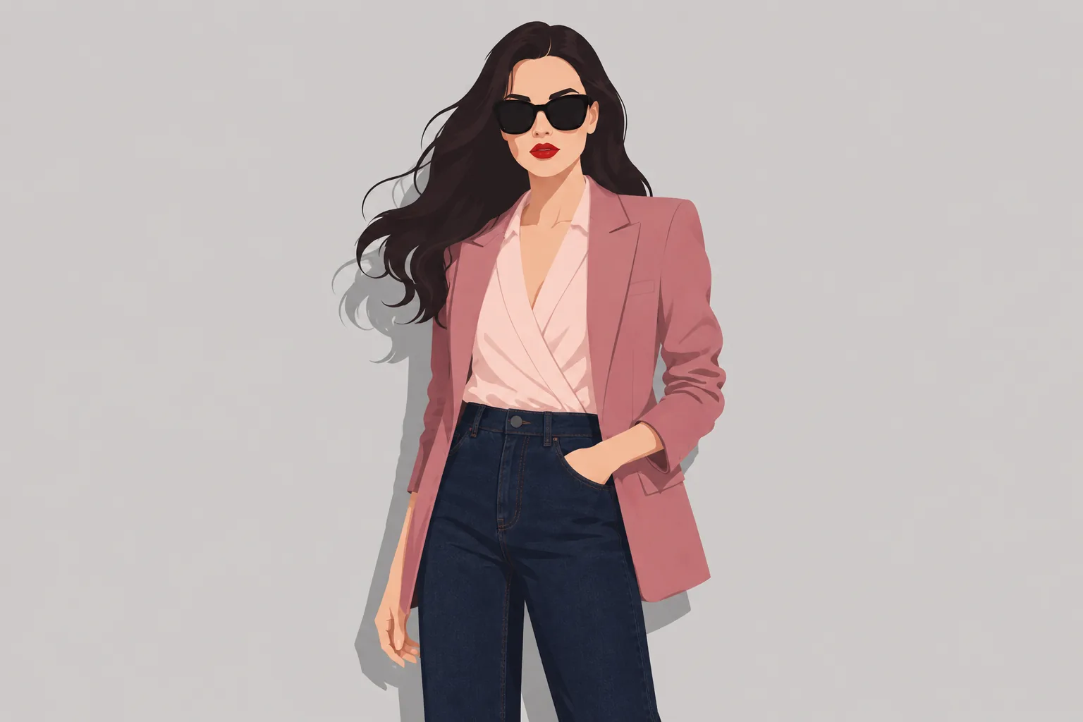 Wide-Leg Jeans