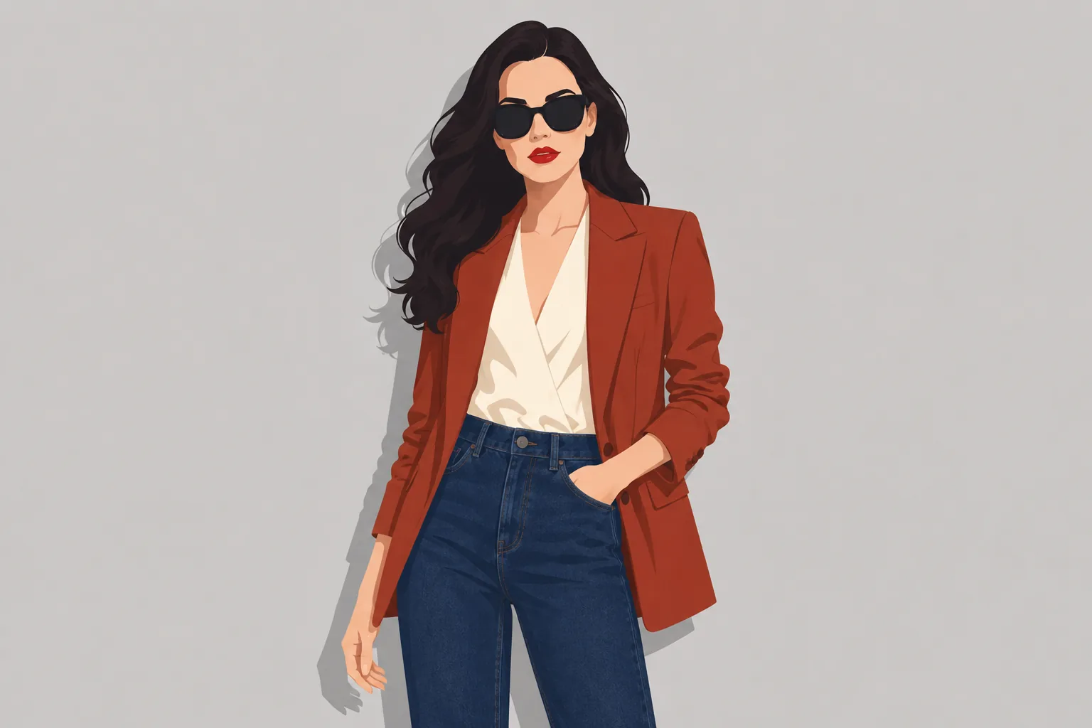 Mid-Rise Bootcut Jeans