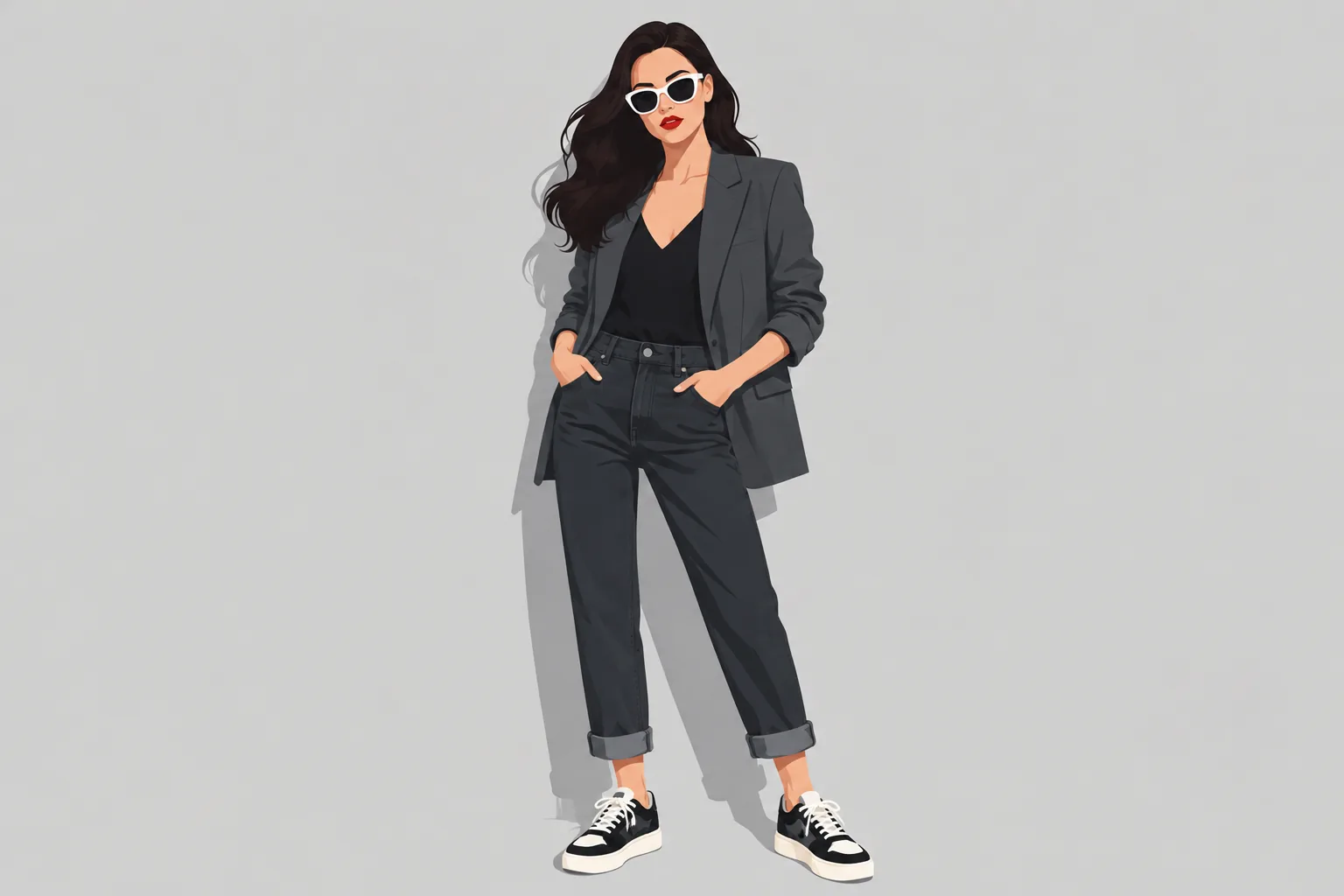 Leather White Sneakers