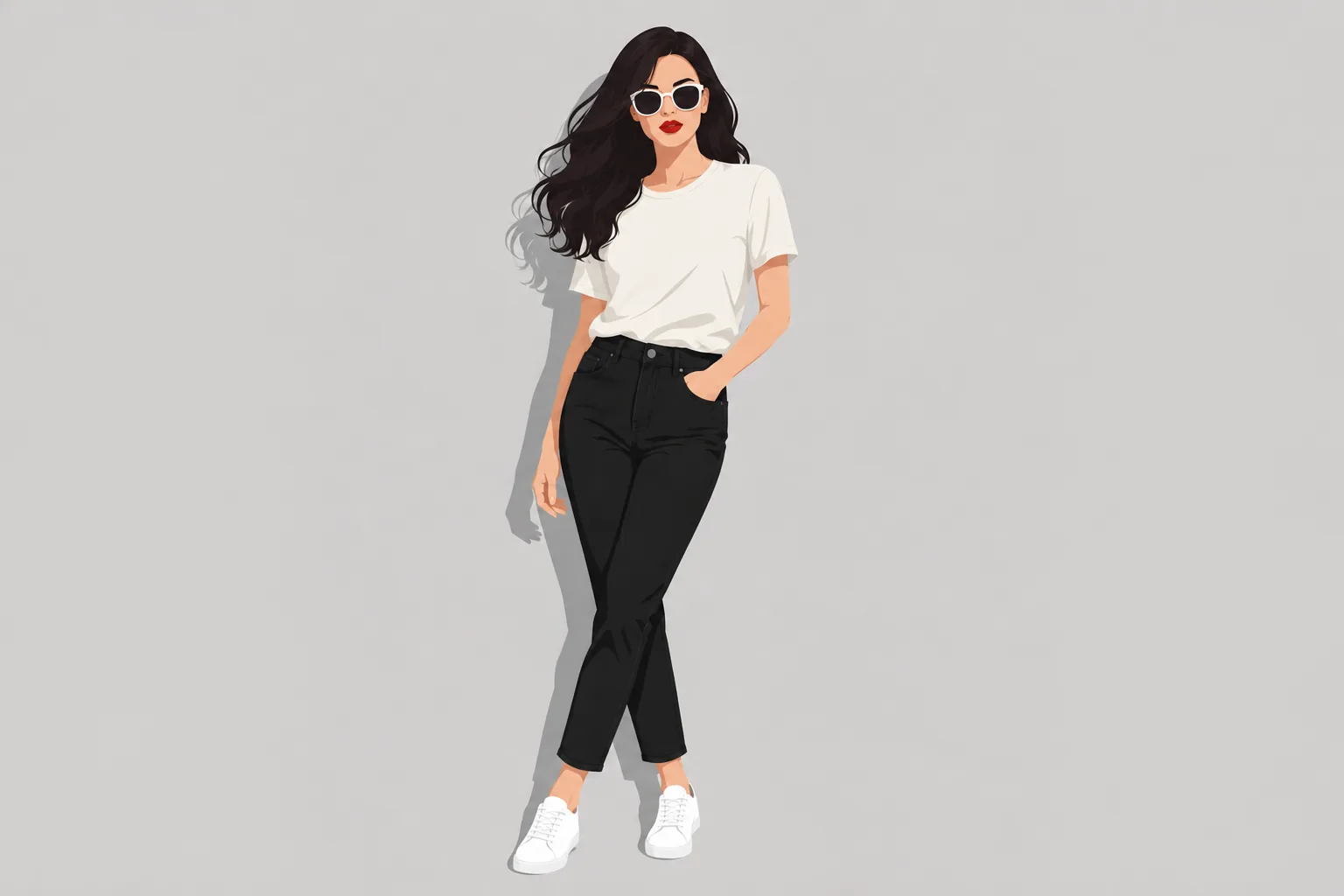 Pima Cotton Scoop Tee