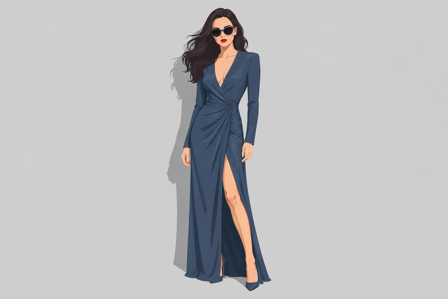 Lace Fit-and-Flare Dress