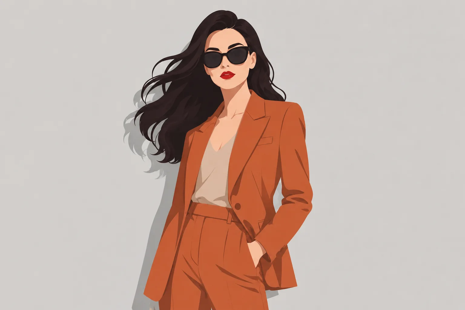 Collarless Tweed Blazer