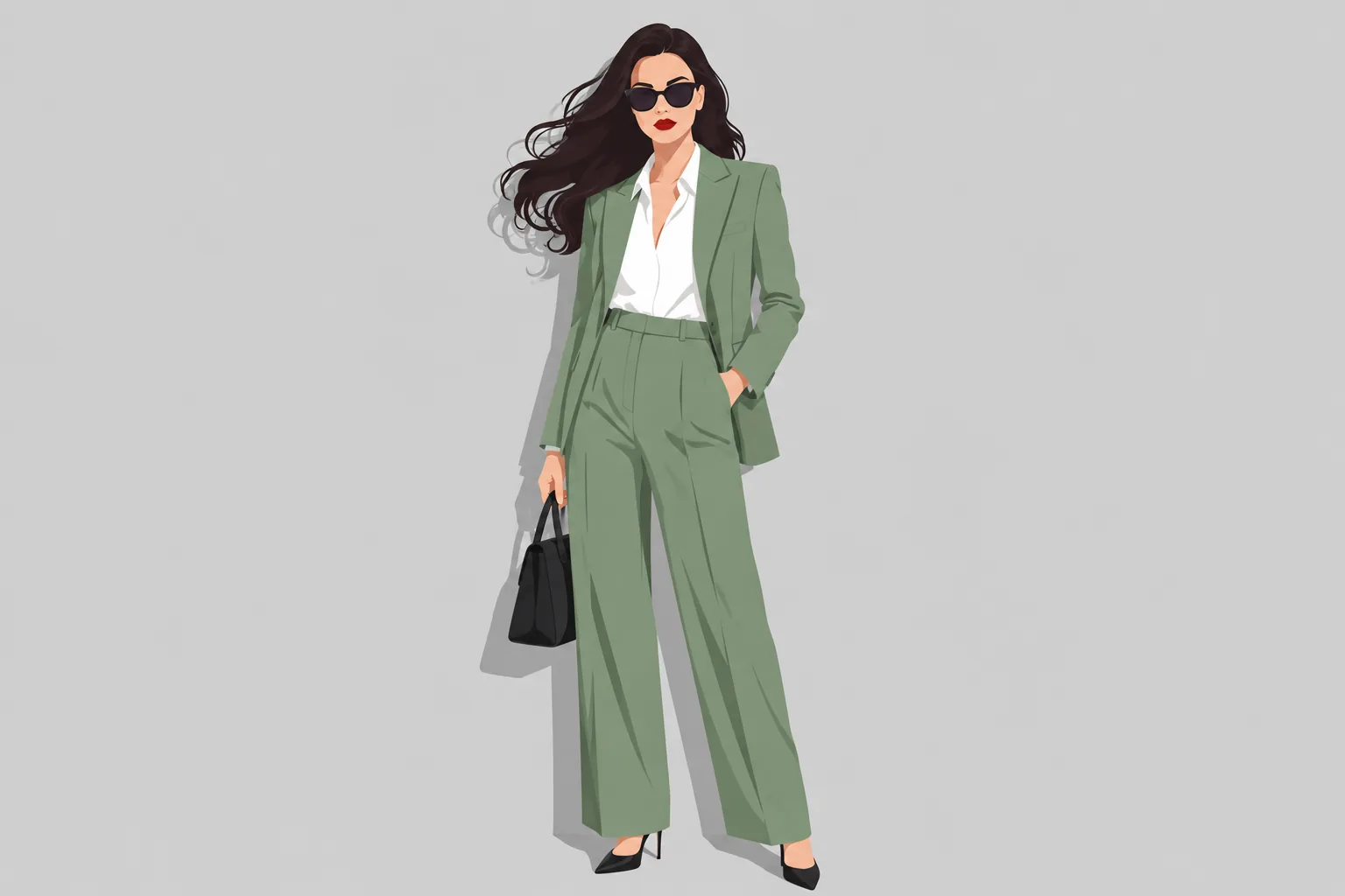 Belted Paperbag Trousers