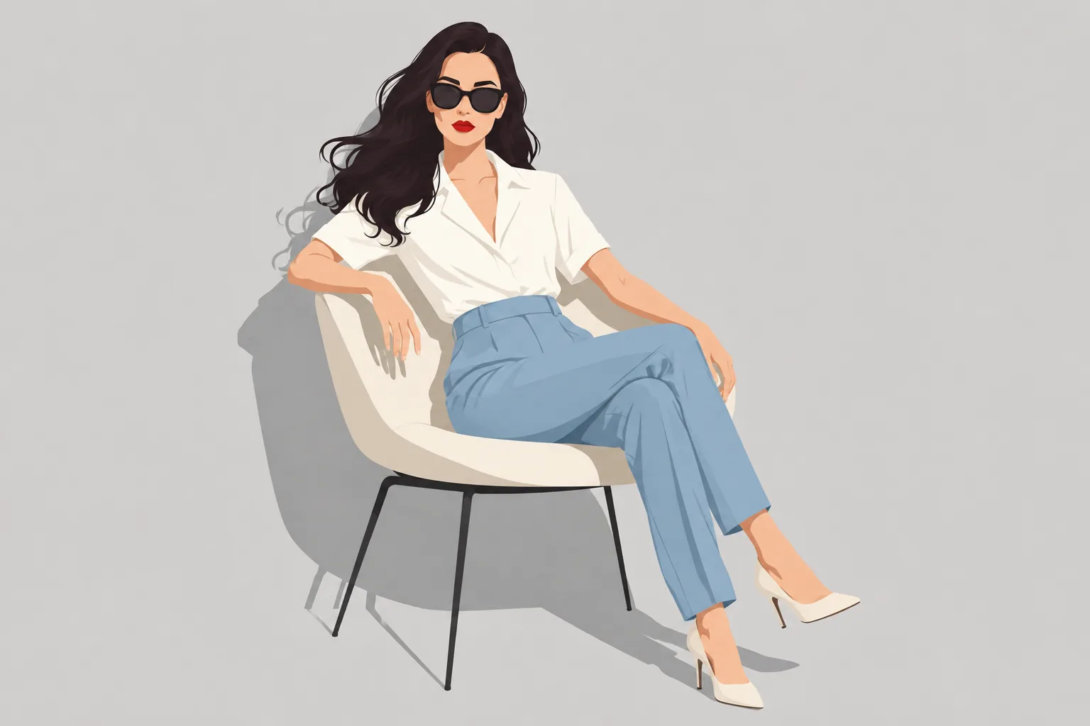 Flared Dress Trousers