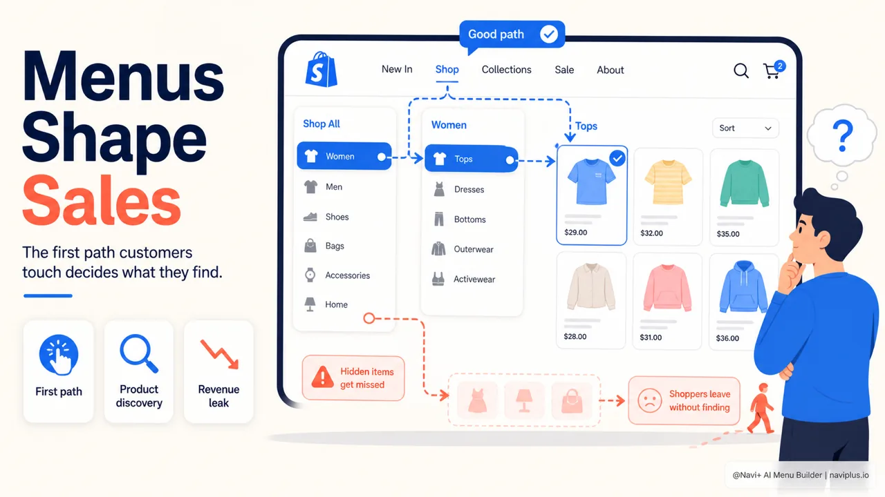 How to choose the right menu type for your Shopify store