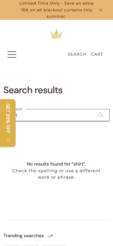 Search → panel opened — Navi+ on the Agnes Shopify theme Search → panel opened — Navi+ on the Agnes Shopify theme