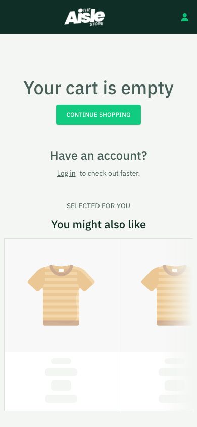 Cart → panel opened — Navi+ on the Aisle Shopify theme Cart → panel opened — Navi+ on the Aisle Shopify theme