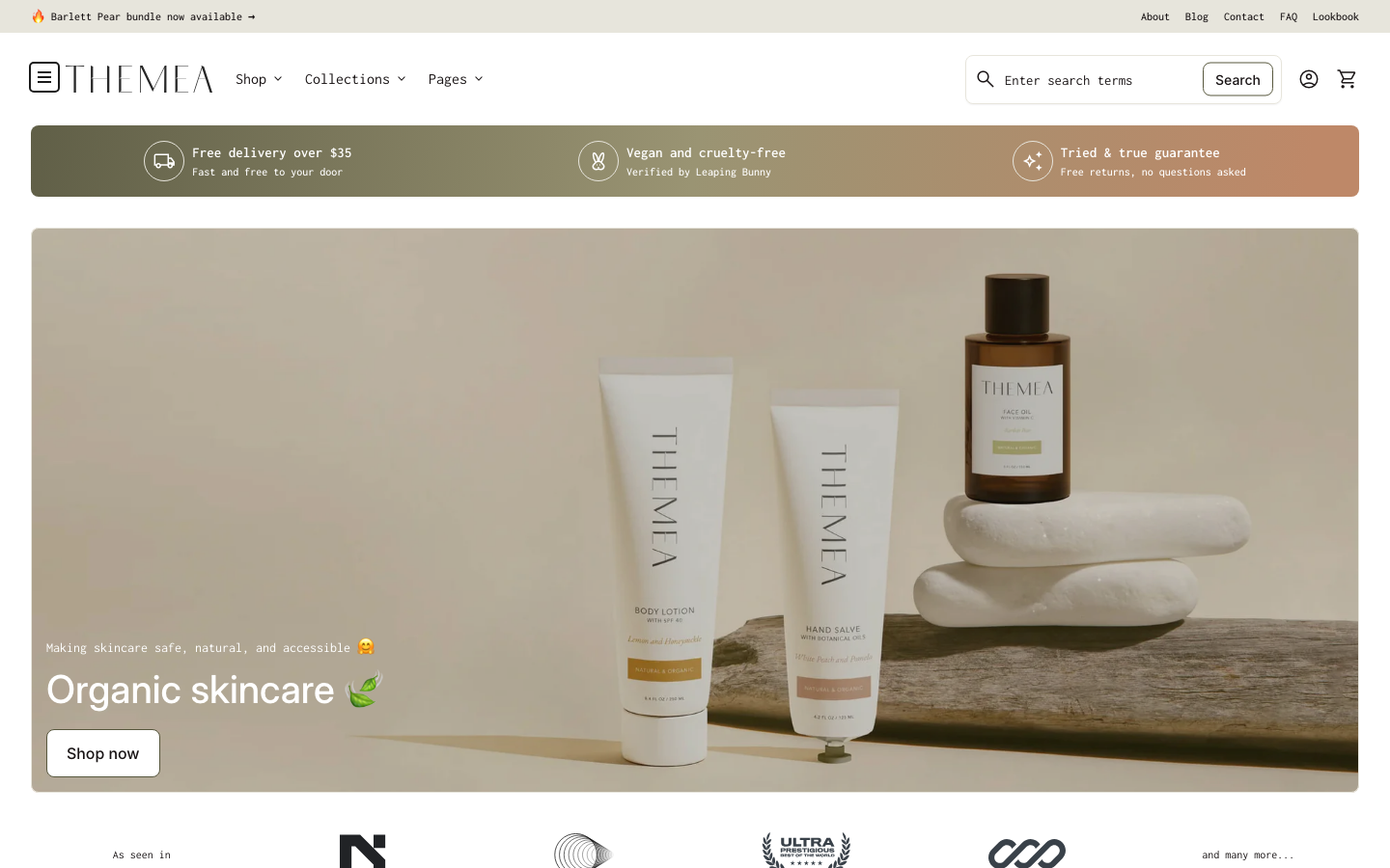 Icon before logo — Navi+ on the Align Shopify theme