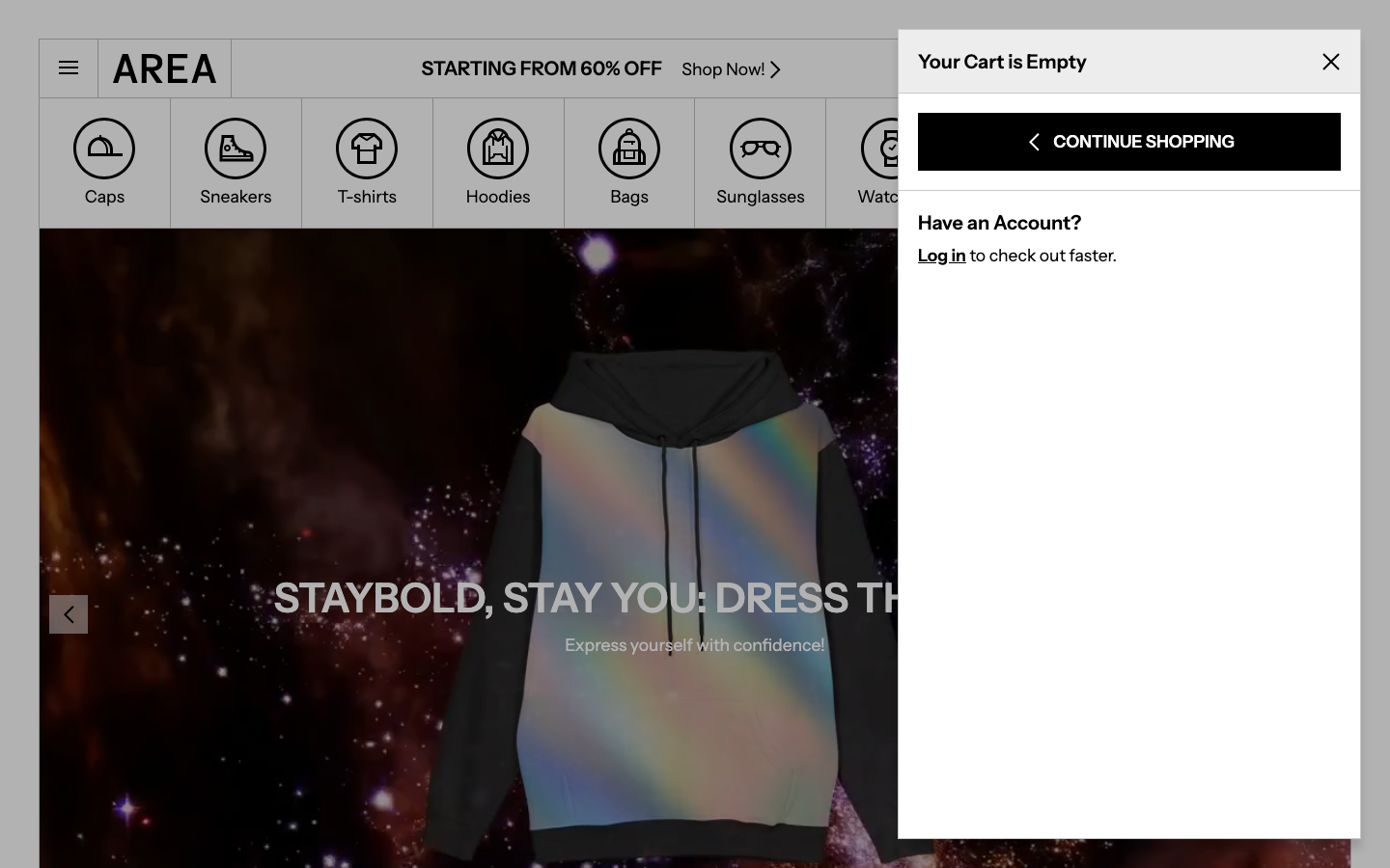 Cart → panel opened — Navi+ on the Area Shopify theme Cart → panel opened — Navi+ on the Area Shopify theme