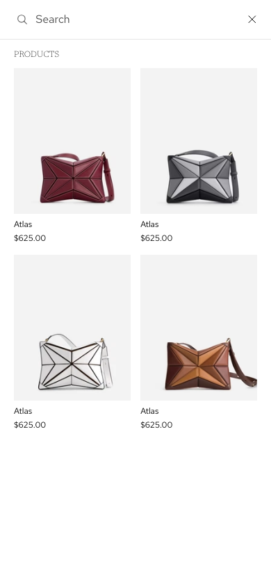 Search → panel opened — Navi+ on the Atelier Shopify theme Search → panel opened — Navi+ on the Atelier Shopify theme