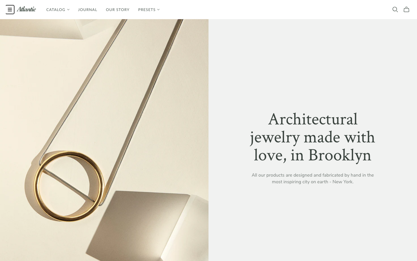 Icon before logo — Navi+ on the Atlantic Shopify theme