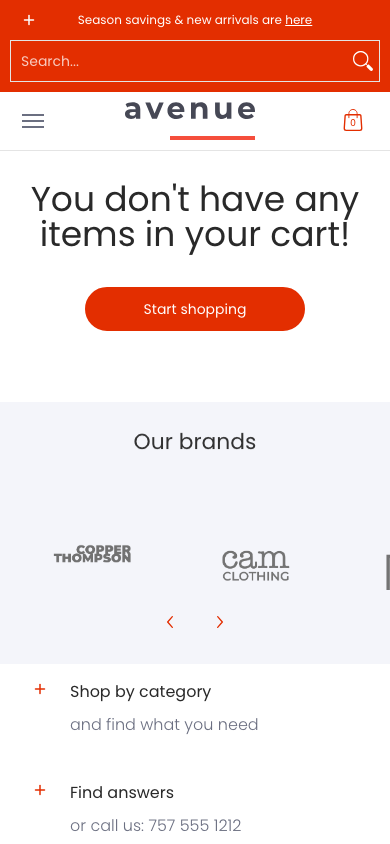 Cart → panel opened — Navi+ on the Avenue Shopify theme Cart → panel opened — Navi+ on the Avenue Shopify theme