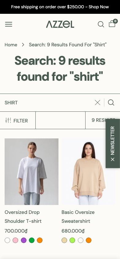 Search → panel opened — Navi+ on the Azzel Shopify theme Search → panel opened — Navi+ on the Azzel Shopify theme
