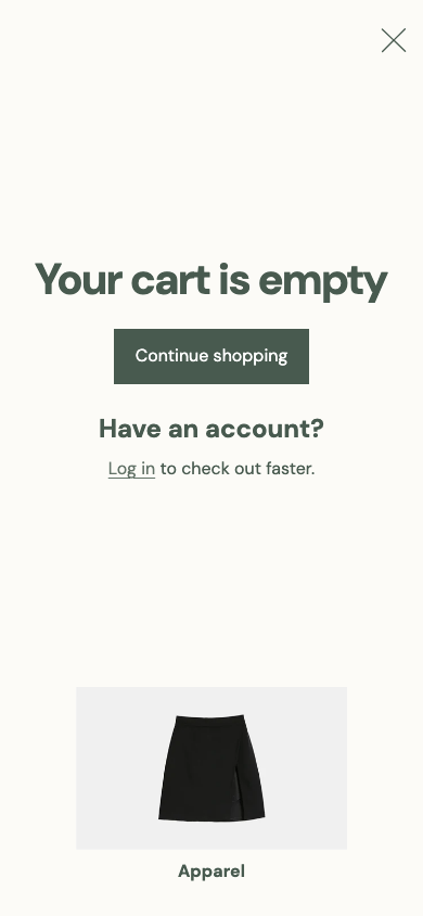 Cart → panel opened — Navi+ on the Azzel Shopify theme Cart → panel opened — Navi+ on the Azzel Shopify theme