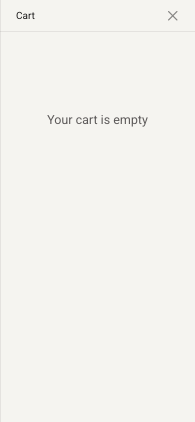 Cart → panel opened — Navi+ on the Banjo Shopify theme