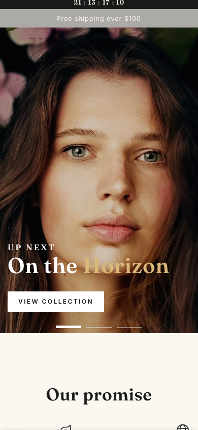 Hamburger → panel opened — Navi+ on the Be Yours Shopify theme Hamburger → panel opened — Navi+ on the Be Yours Shopify theme