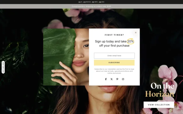Navi+ menus on the Be Yours Shopify theme — desktop preview