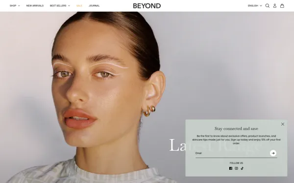 Navi+ menus on the Beyond Shopify theme — desktop preview