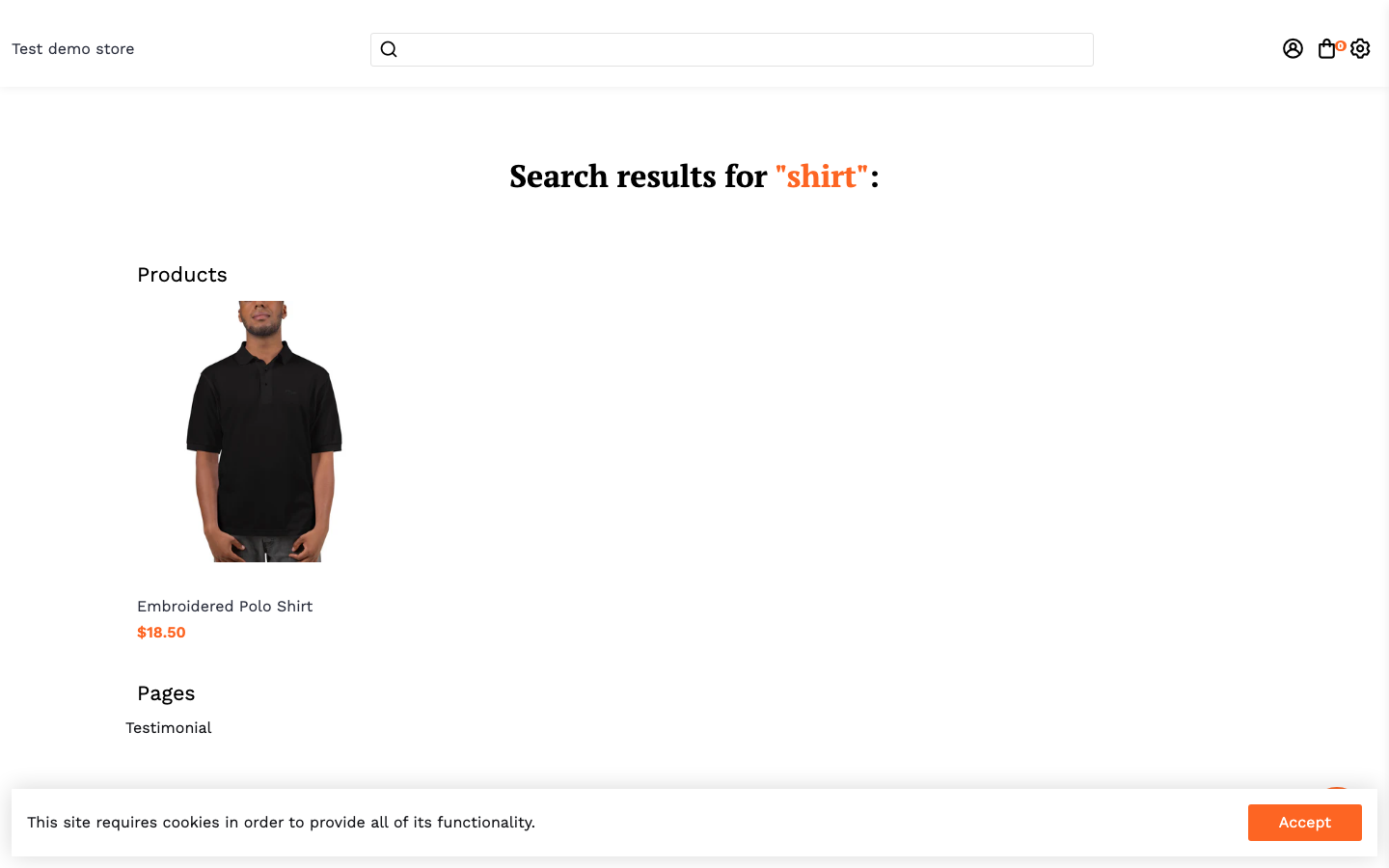 Search → panel opened — Navi+ on the Booster Shopify theme Search → panel opened — Navi+ on the Booster Shopify theme