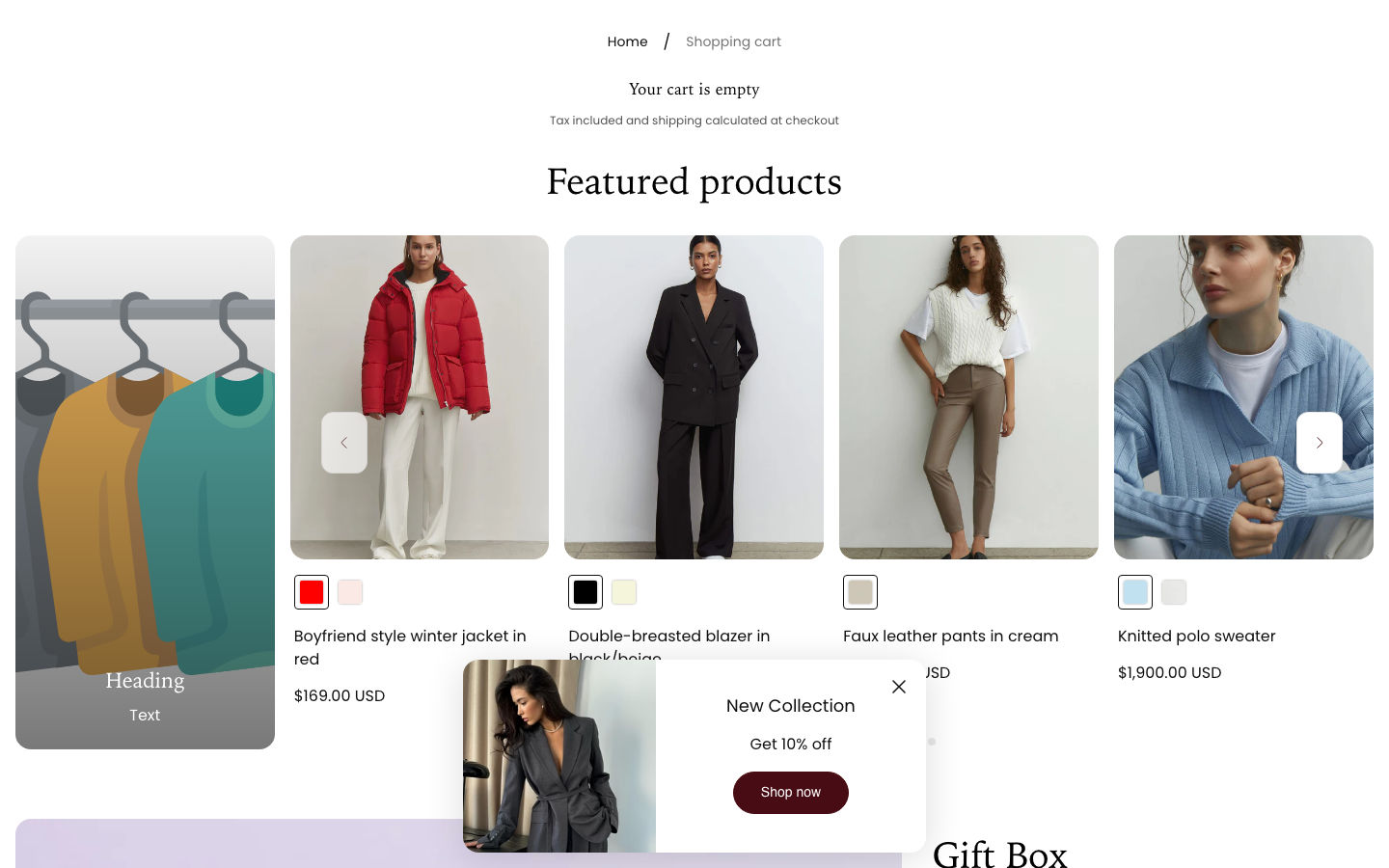 Cart → panel opened — Navi+ on the Boutique Shopify theme Cart → panel opened — Navi+ on the Boutique Shopify theme