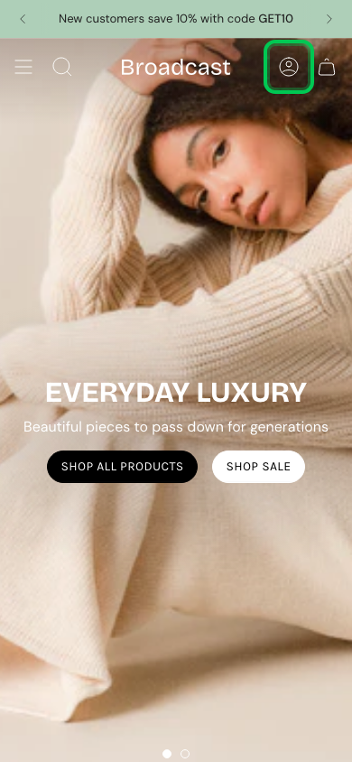 Cart → panel opened — Navi+ on the Broadcast Shopify theme Cart → panel opened — Navi+ on the Broadcast Shopify theme