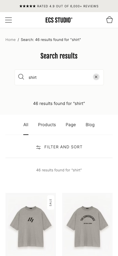 Search → panel opened — Navi+ on the Carbon Shopify theme Search → panel opened — Navi+ on the Carbon Shopify theme