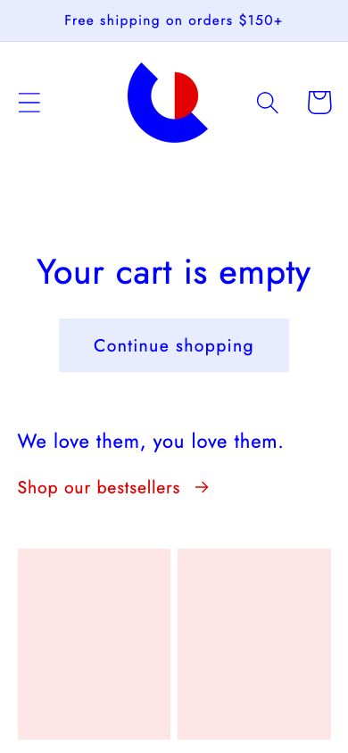 Cart → panel opened — Navi+ on the Colorblock Shopify theme