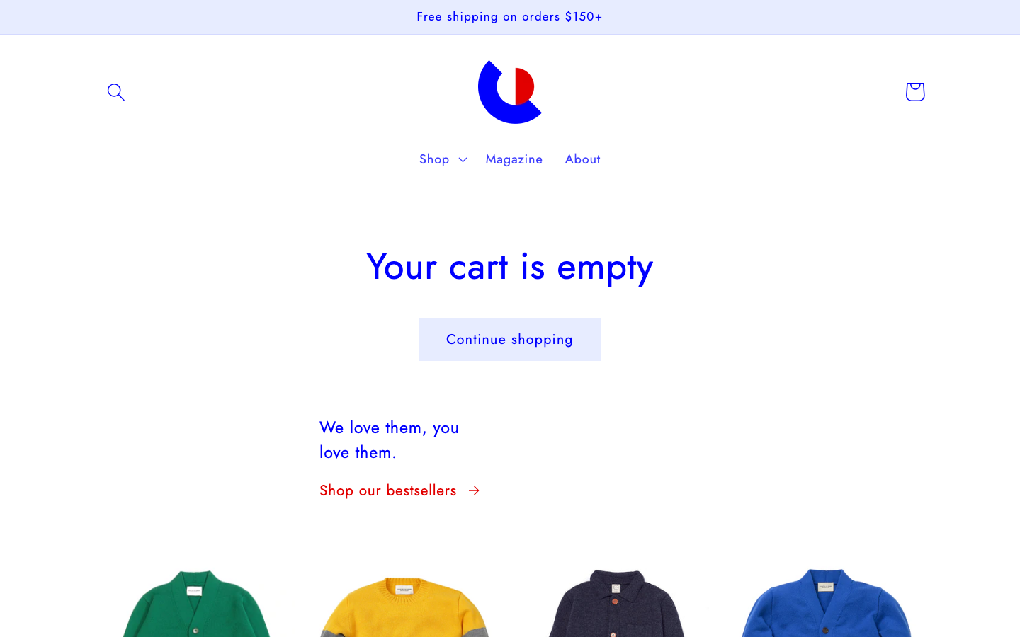 Cart → panel opened — Navi+ on the Colorblock Shopify theme