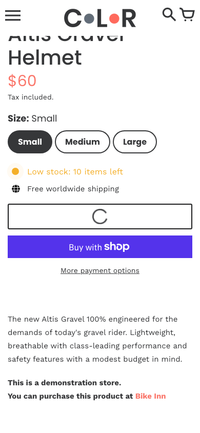 Cart → panel opened — Navi+ on the Colors Shopify theme Cart → panel opened — Navi+ on the Colors Shopify theme