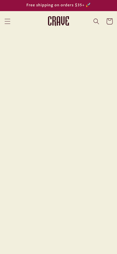 Cart → panel opened — Navi+ on the Crave Shopify theme