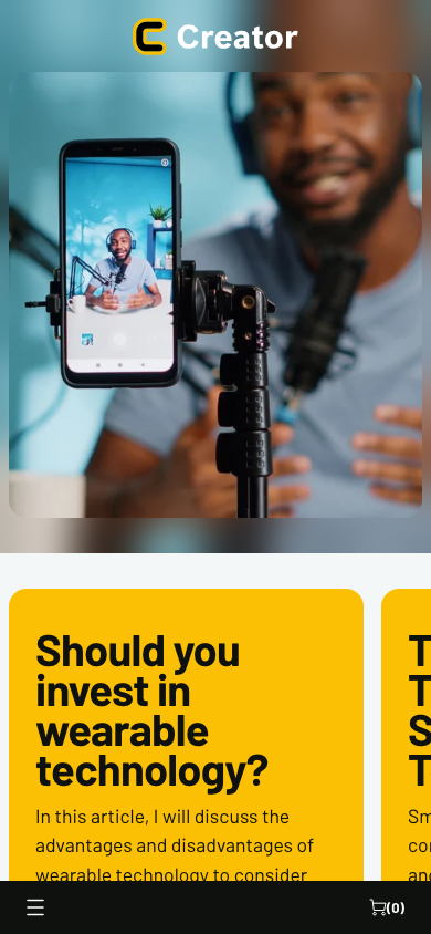 Menu inserted below header — Navi+ on the Creator Shopify theme Menu inserted below header — Navi+ on the Creator Shopify theme
