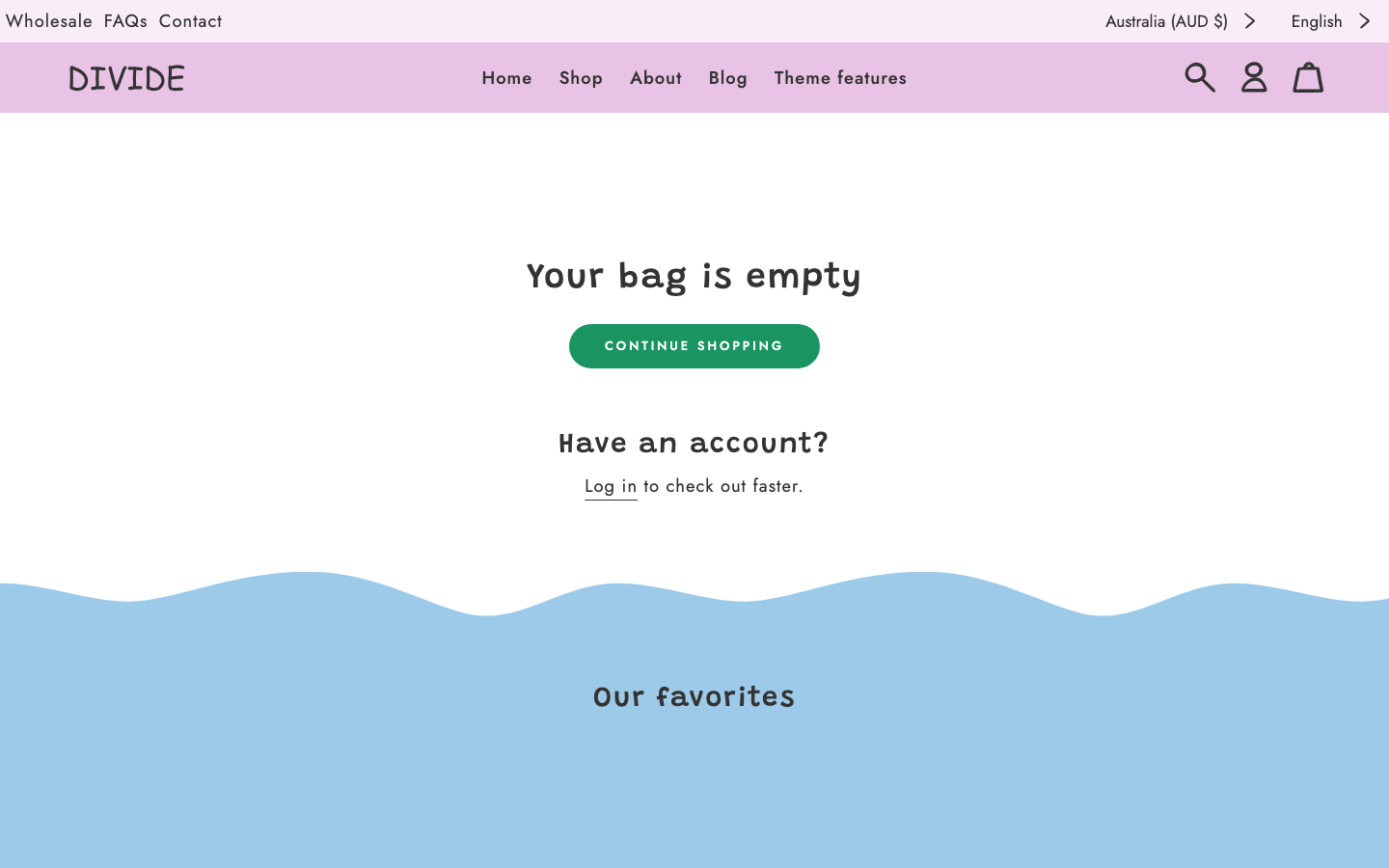 Cart → panel opened — Navi+ on the Divide Shopify theme Cart → panel opened — Navi+ on the Divide Shopify theme