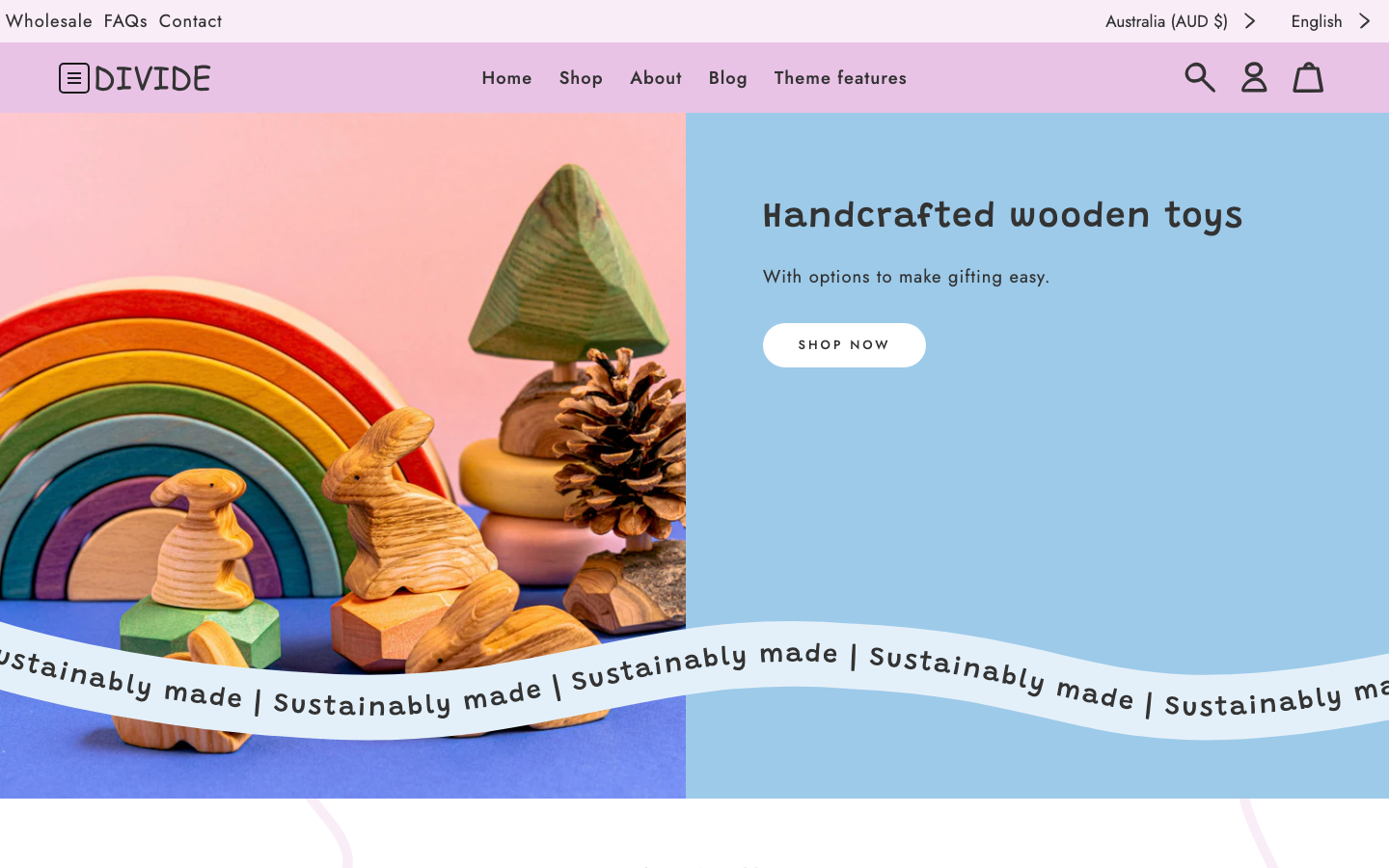 Icon before logo — Navi+ on the Divide Shopify theme Icon before logo — Navi+ on the Divide Shopify theme
