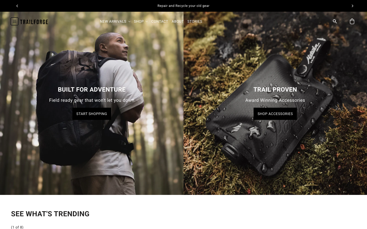 Icon before logo — Navi+ on the Drop Shopify theme Icon before logo — Navi+ on the Drop Shopify theme