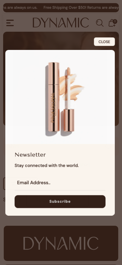 Search → panel opened — Navi+ on the Dynamic Shopify theme Search → panel opened — Navi+ on the Dynamic Shopify theme