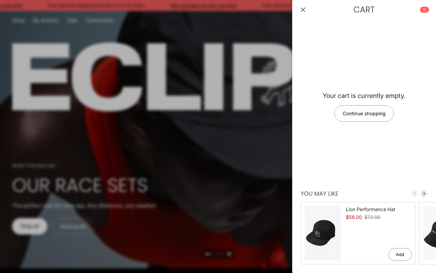 Cart → panel opened — Navi+ on the Eclipse Shopify theme Cart → panel opened — Navi+ on the Eclipse Shopify theme