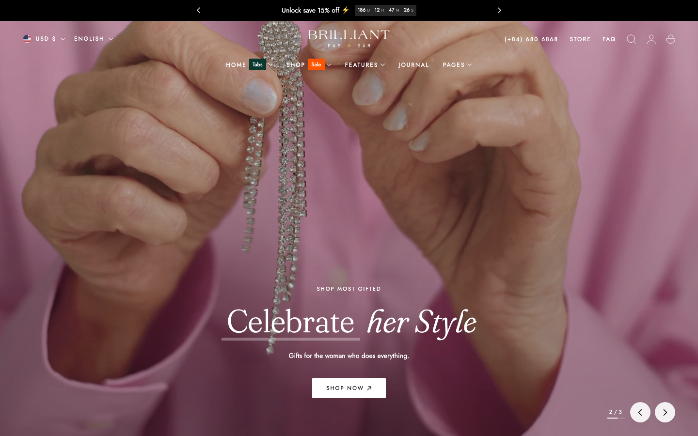 Search → panel opened — Navi+ on the Edge Shopify theme