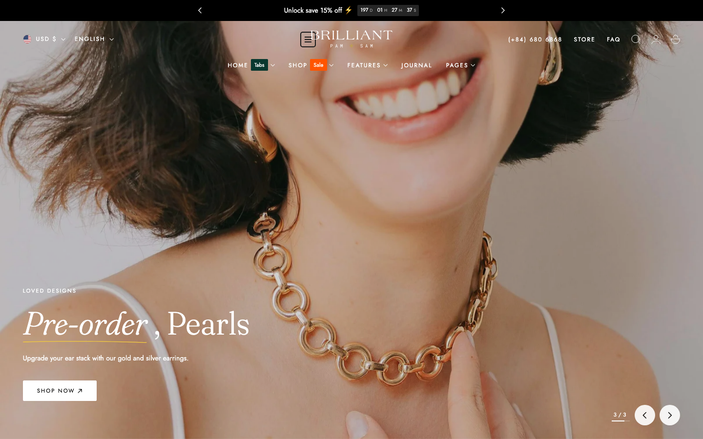 Icon before logo — Navi+ on the Edge Shopify theme